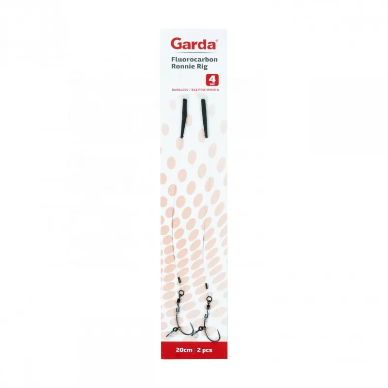 Garda Hotové návazce - RONNIE FLUOROCARBON RIG č.6 2ks - Sleva navíc