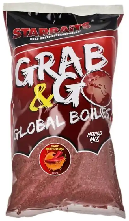 STARBAITS Method Mix Global Spice 1,8kg - Výborné hodnocení
