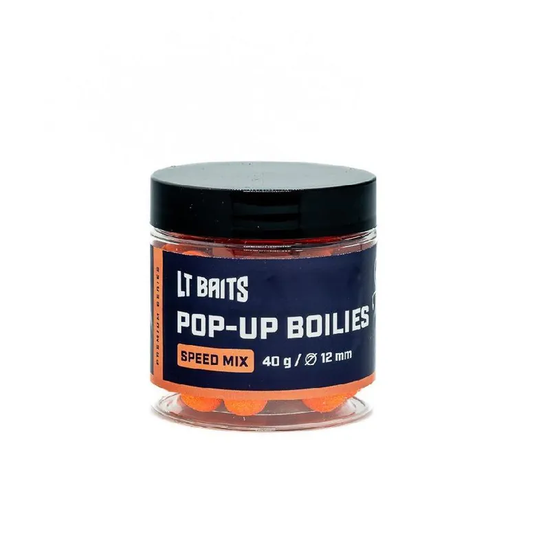 LT Baits Plovoucí boilies Pop Up Speed Mix 12 mm 40 g - Nově v e-shopu