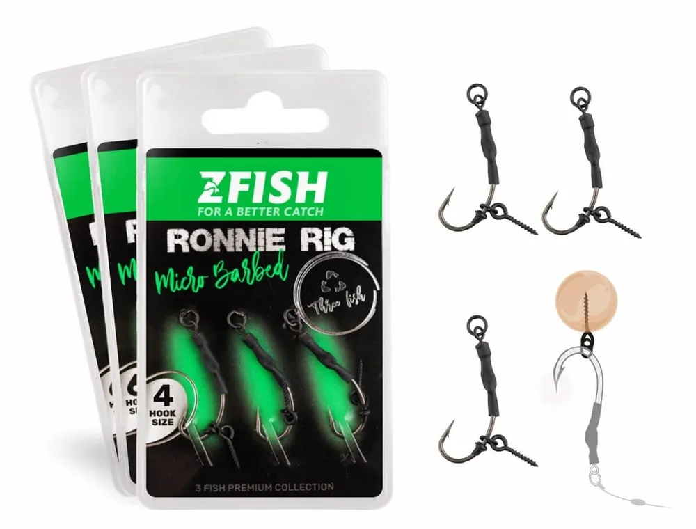 Omezené zásoby - ZFISH Návazec Ronnie Rig 8