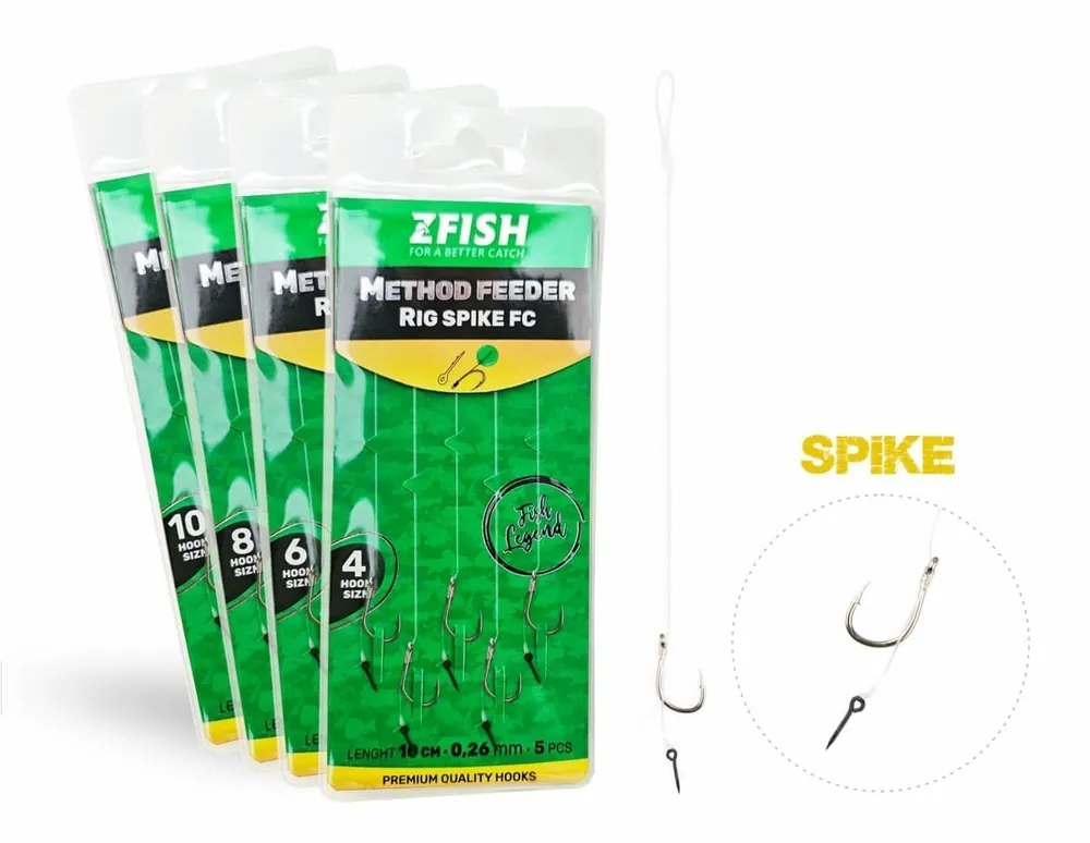 ZFISH Návazec Method Feeder Rig Spike FC 5 ks 6 | Nově v sortimentu