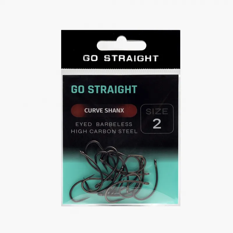 Jen dnes - GO STRAIGHT Háčky BS Curve ShanX Barbless vel. 2