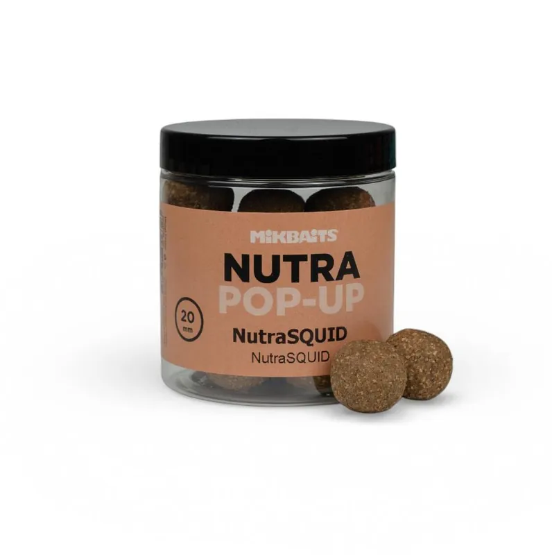 Mikbaits Nutra pop-up 250ml - NutraSQUID 20mm - Výhodný nákup